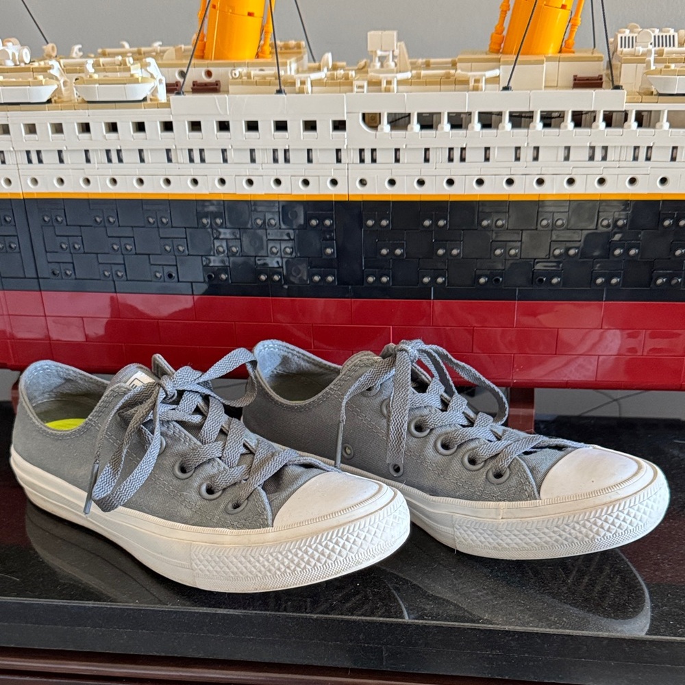 Converse All*Star with Lunarlon Gray Canvas Sneakers